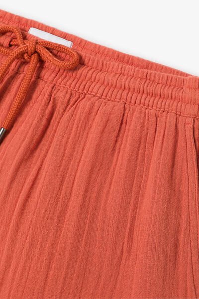 Short en gaze de coton