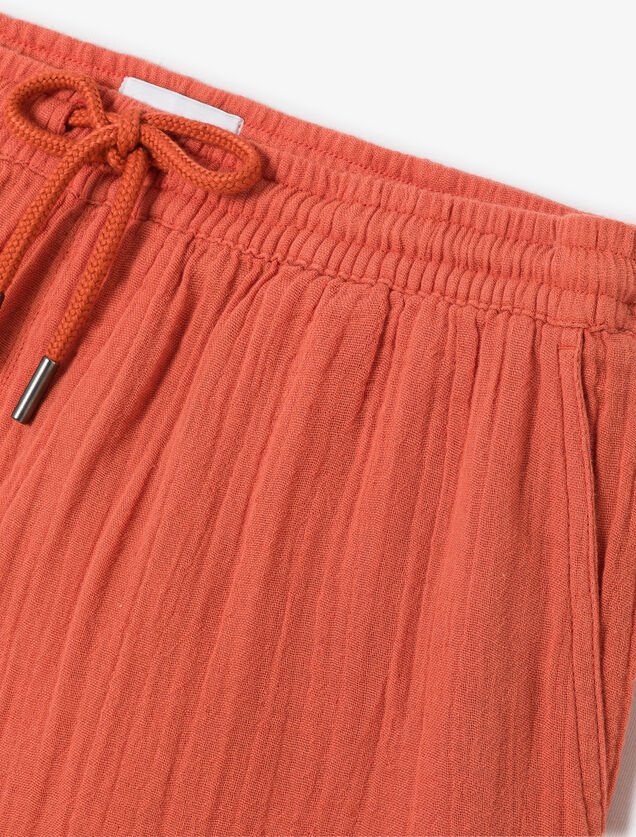 Short en gaze de coton