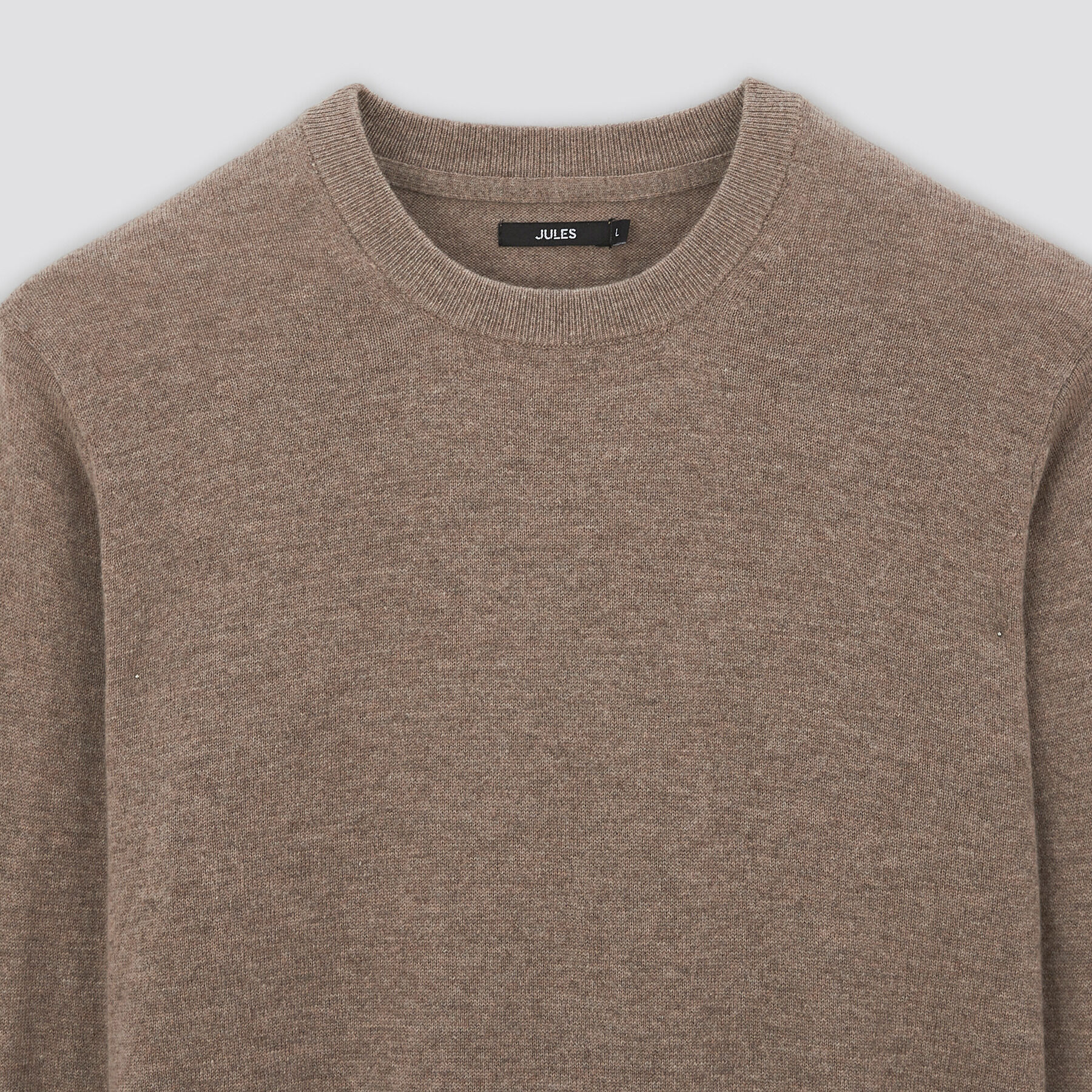 Pull col rond en m lange cachemire