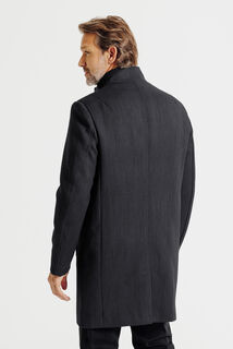 Manteau hiver long col montant