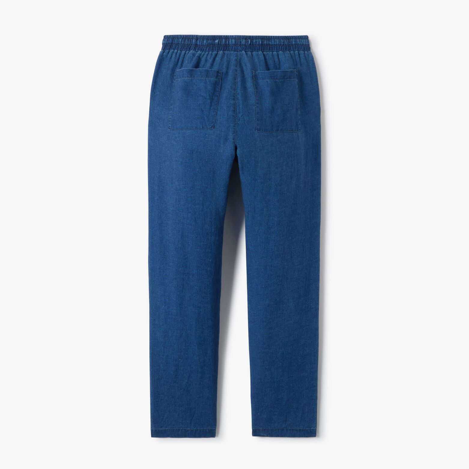 Pantalon tapered 100% lin