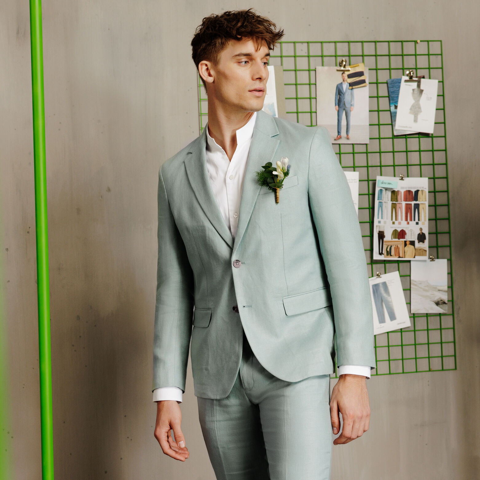 Veste de costume confort 100% lin