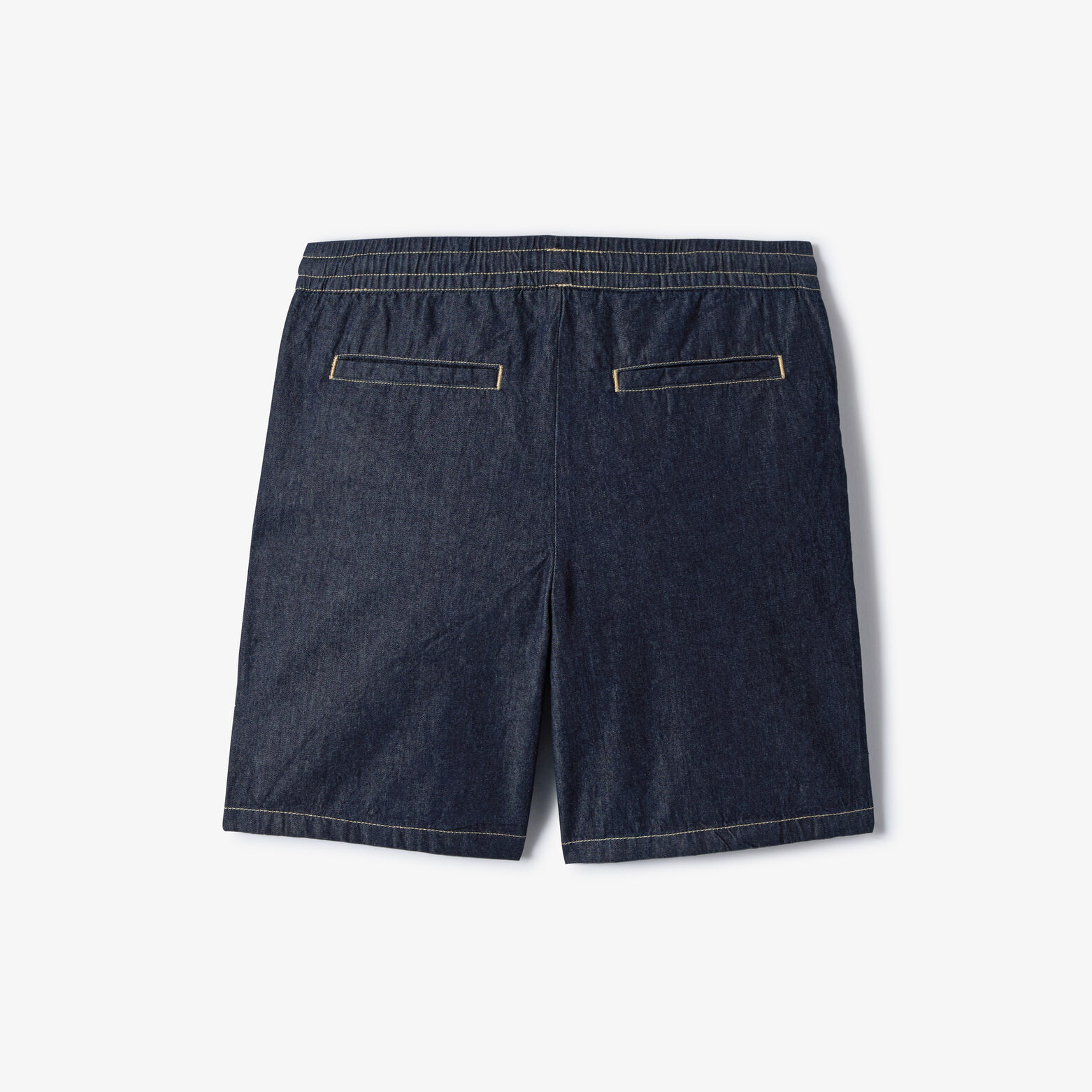 Jeansshort met elastische taille
