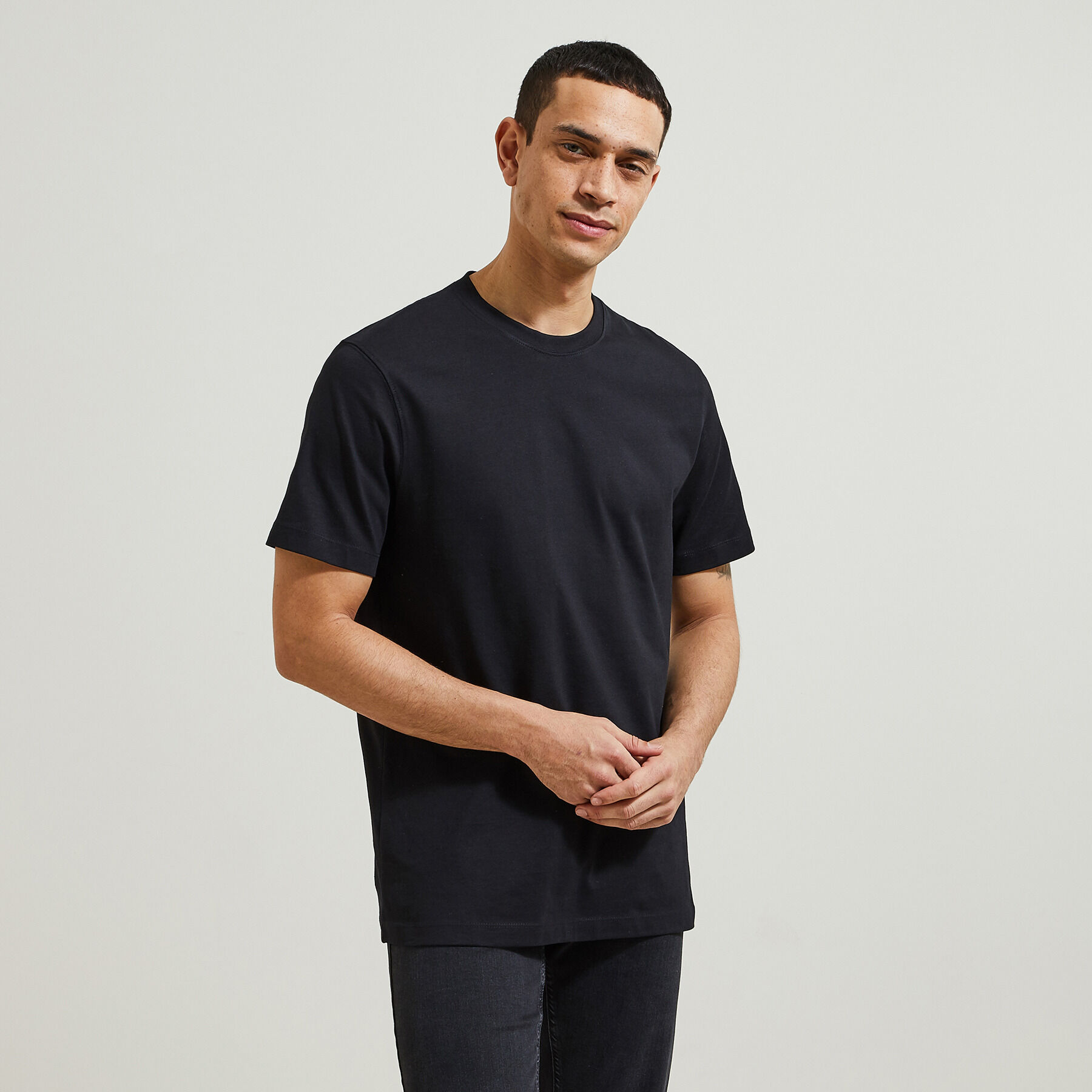 T shirt noir basic homme store