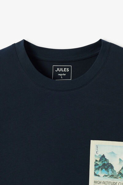 Tee shirt patch imprim&eacute; devant dos Japon