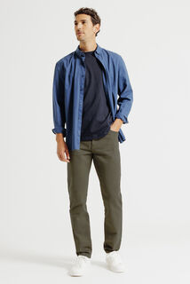 Straight fit broek 5 zakken