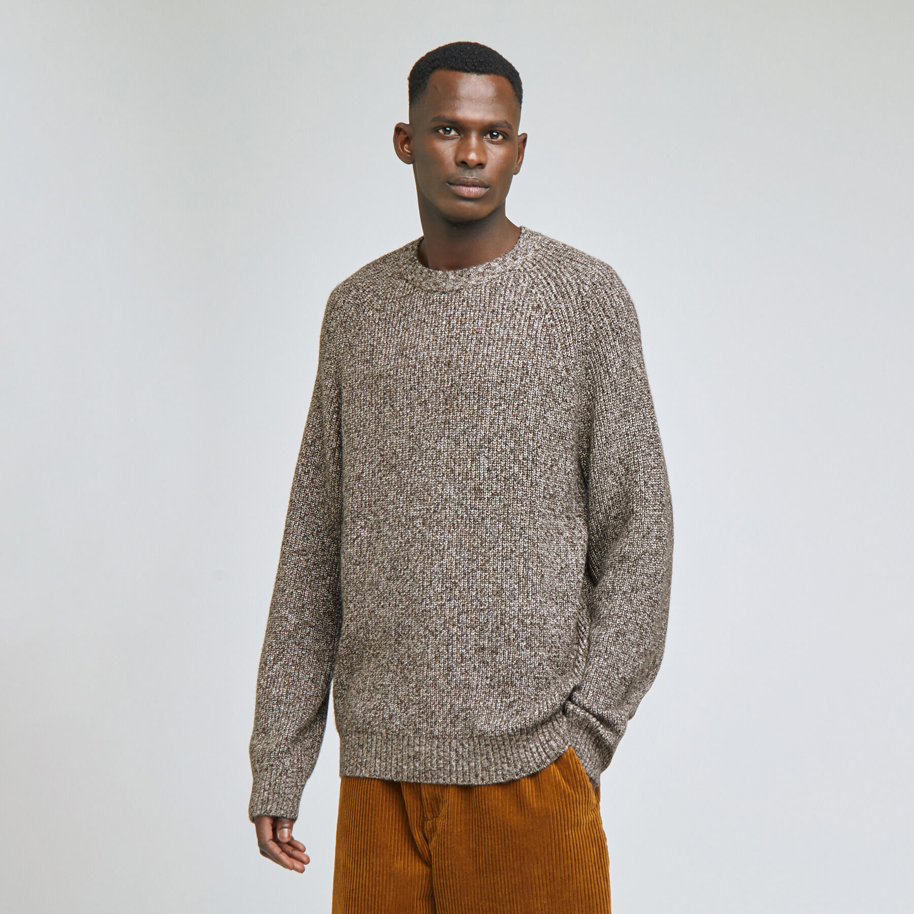 Pull col rond le parfait by  Ecru