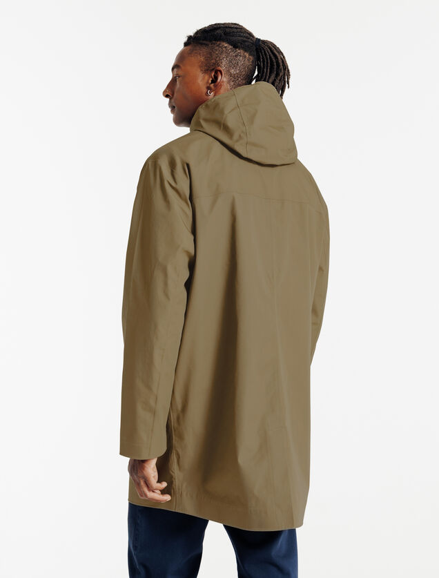 Parka longue waterproof &agrave; capuche