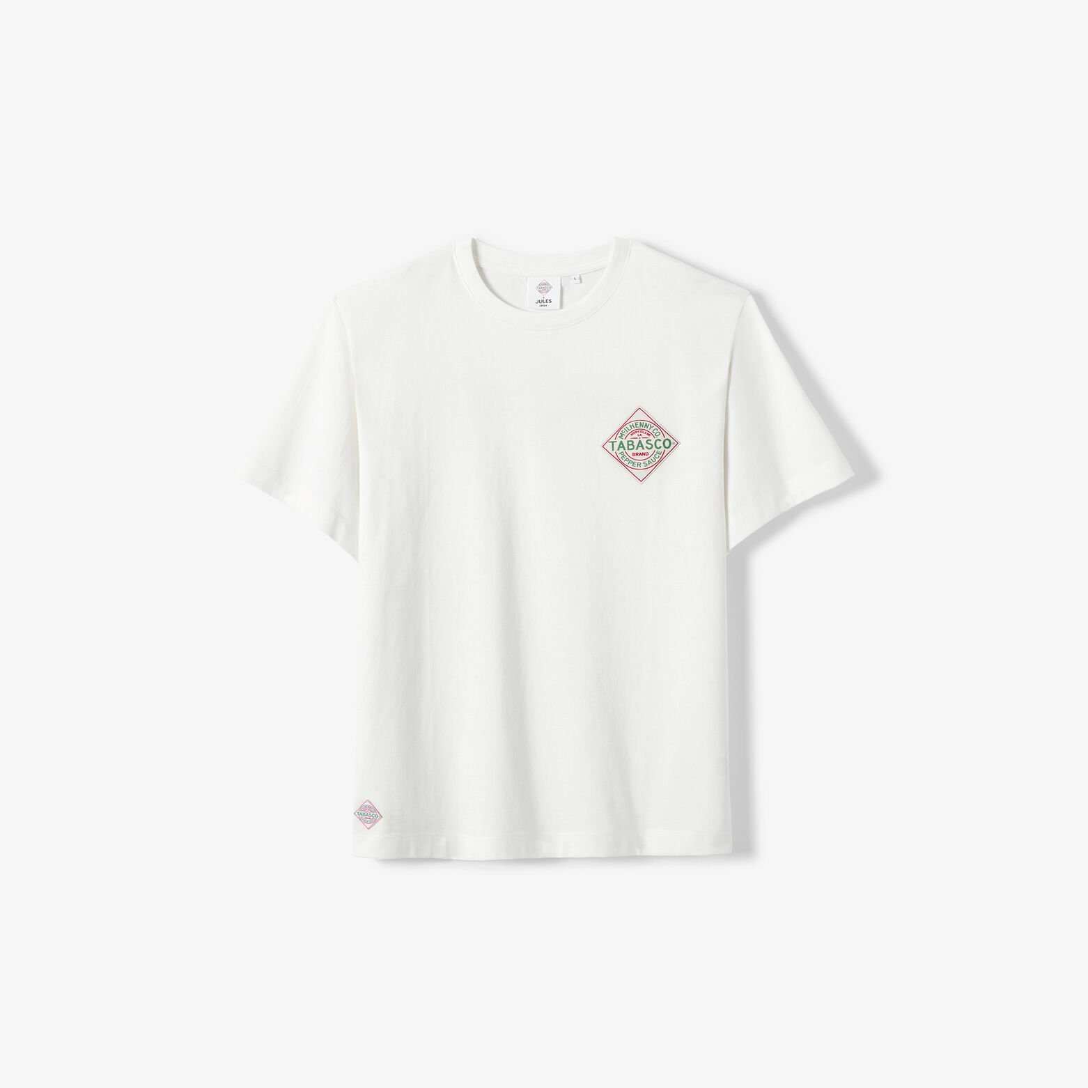 Tee shirt imprim&eacute; poitrine licence Tabasco