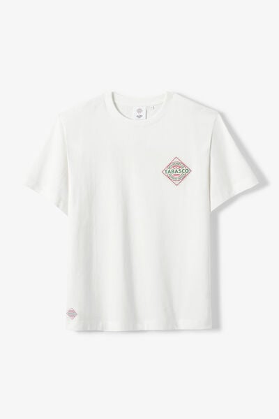 Tee shirt imprim&eacute; poitrine licence Tabasco