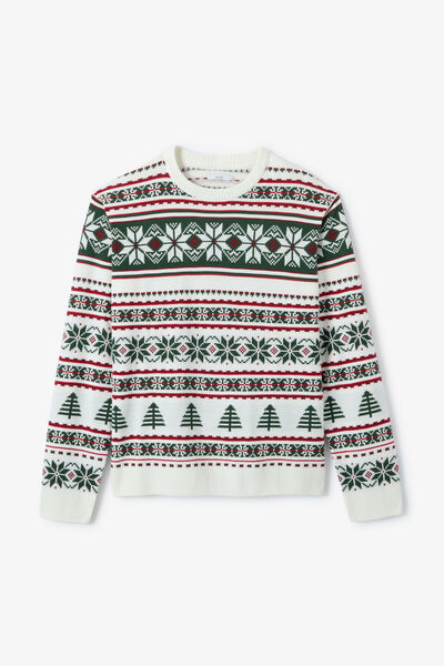 Pull de No&euml;l jacquard