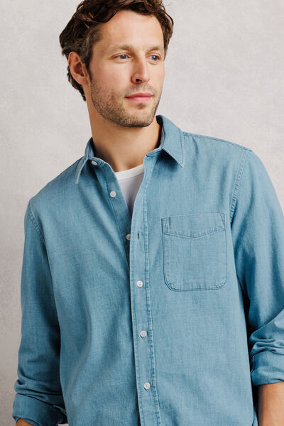 Chemise 100% coton chambray