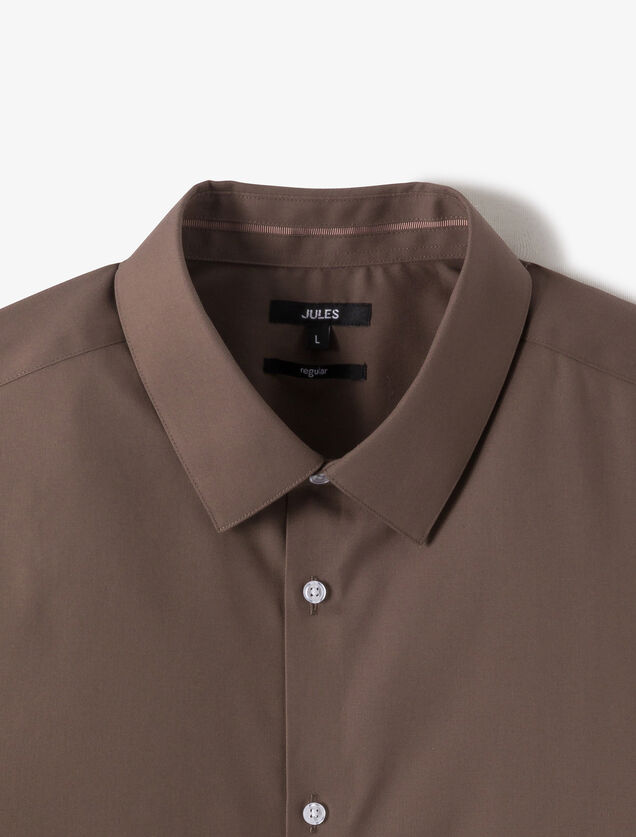 Chemise sans repassage en coton regular