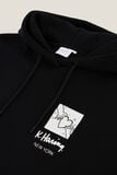Sweat à capuche licence Keith Haring