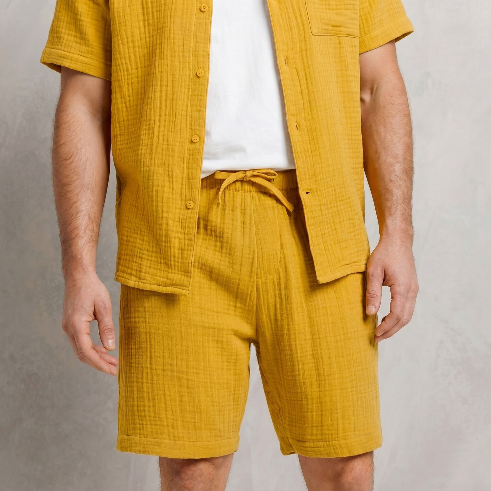 Short en gaze de coton