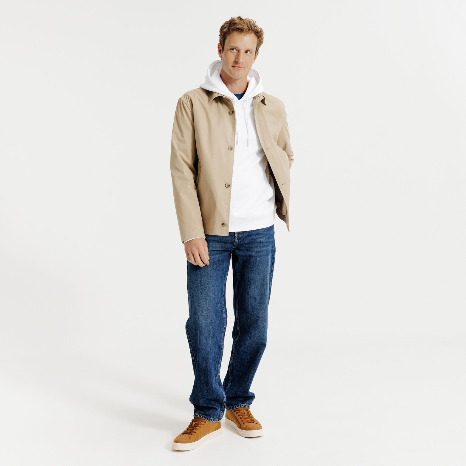 Sweat à capuche uni