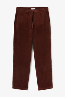 Pantalon en velours taille &eacute;lastiqu&eacute;e