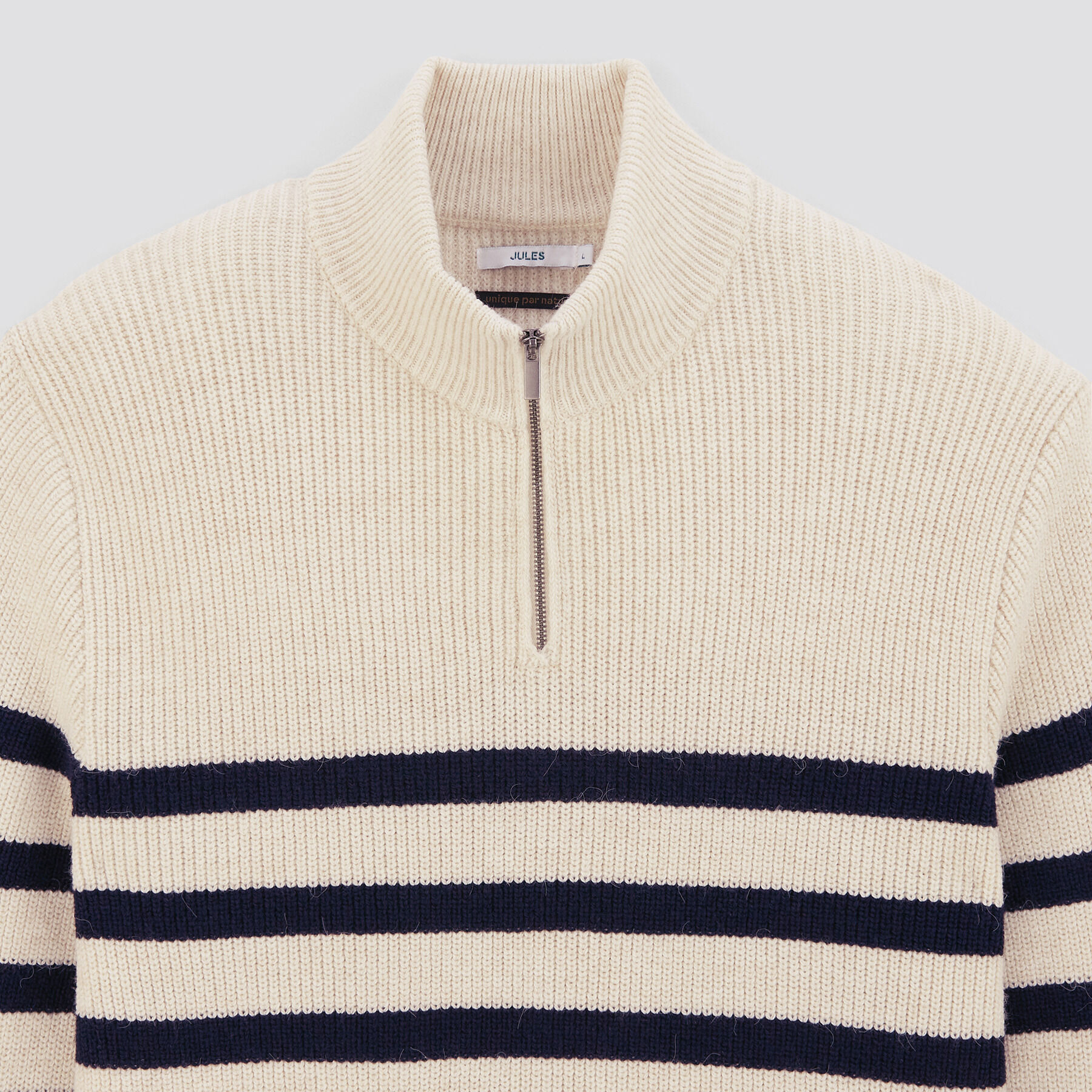 Pull col camionneur Bleu moyen Jules