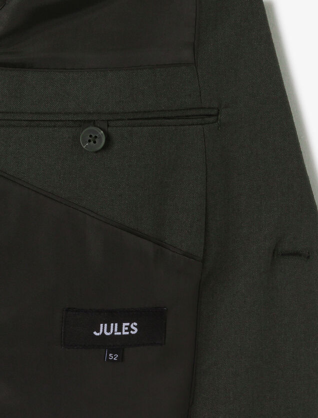 Comfort fit kostuumvest in flanel