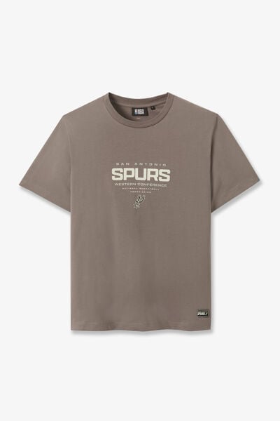 T-shirt met opdruk San Antonio Spurs NBA-licentie