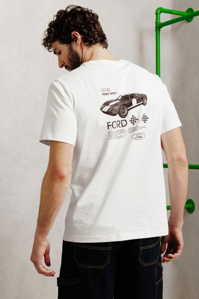 Tee shirt imprim&eacute; devant dos licence Ford GT40
