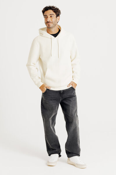 Sweat à capuche velours