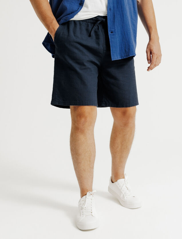 Bermuda taille élastiquée