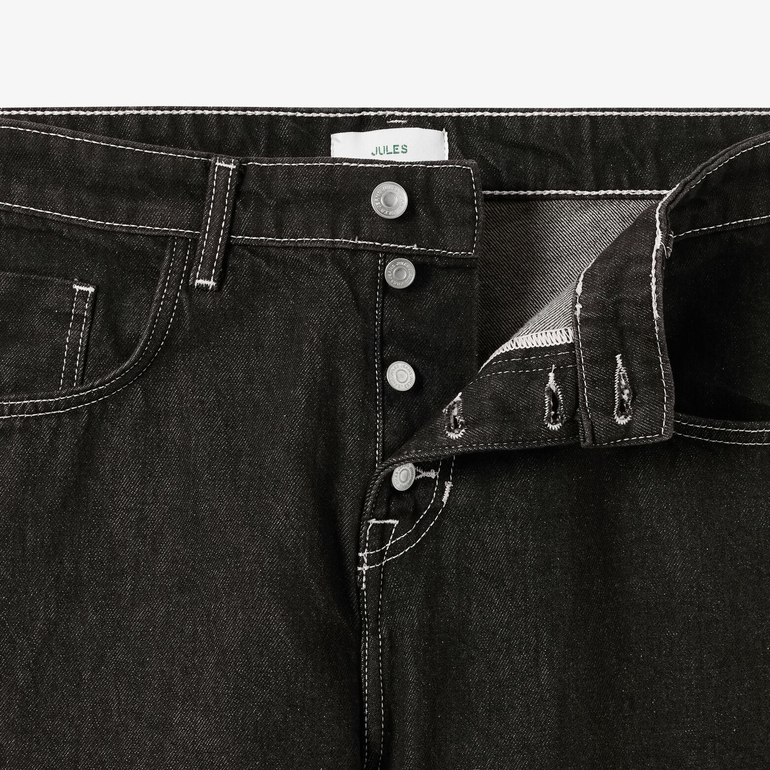 Pantalon Denim Noir
