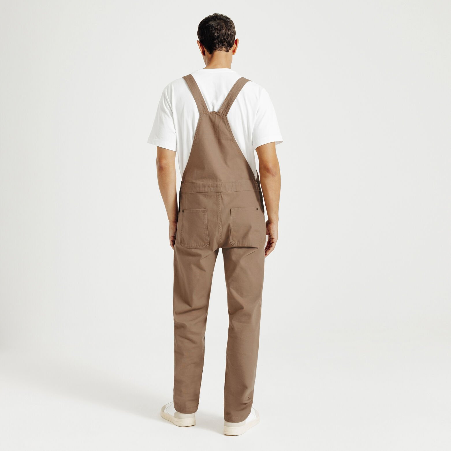 Salopette matière canvas