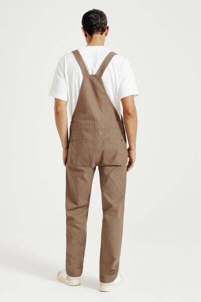 Salopette matière canvas