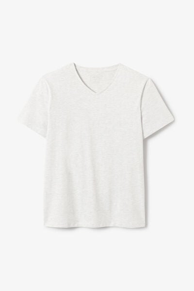 Tee shirt col V en coton