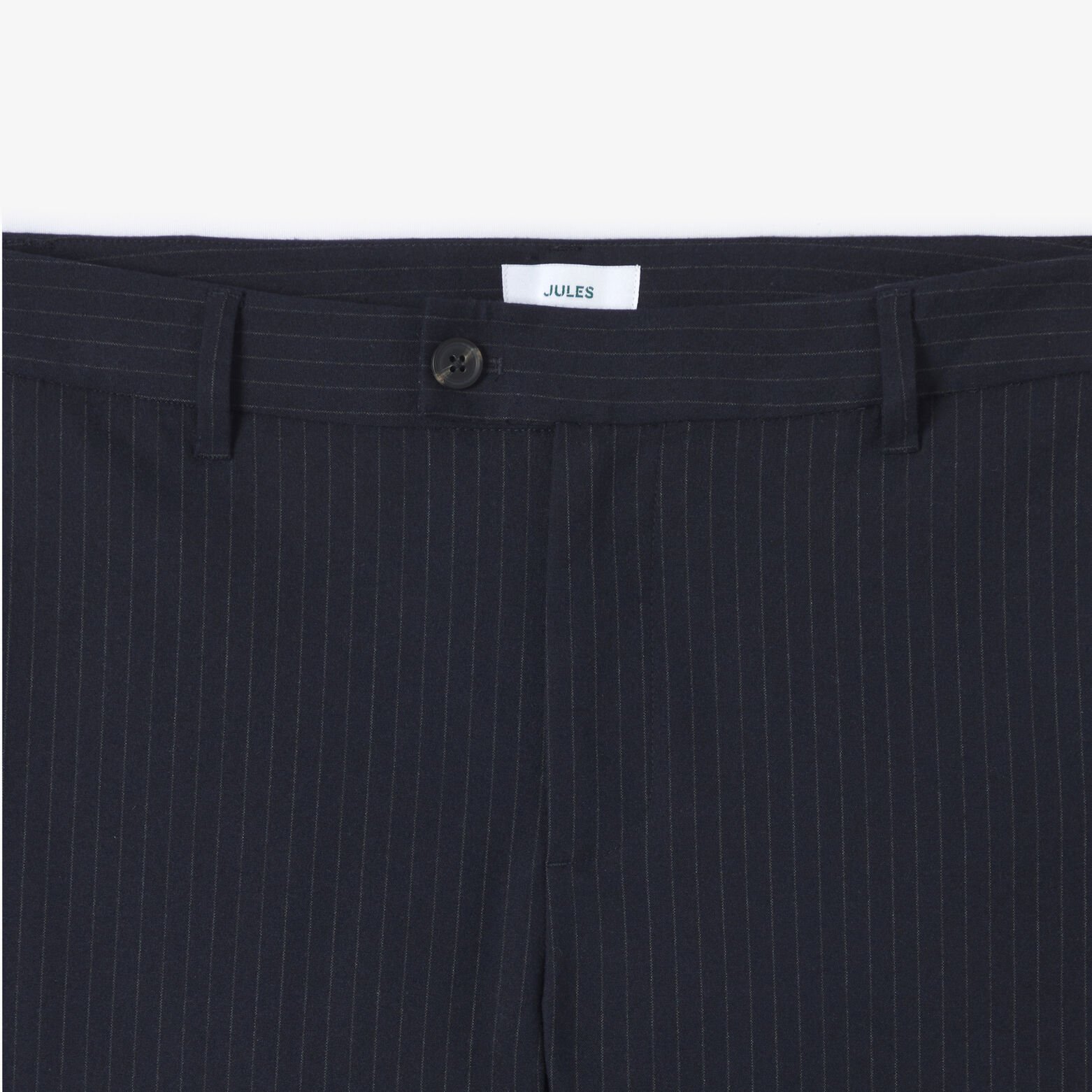 Pantalon chino tapered ray&eacute;