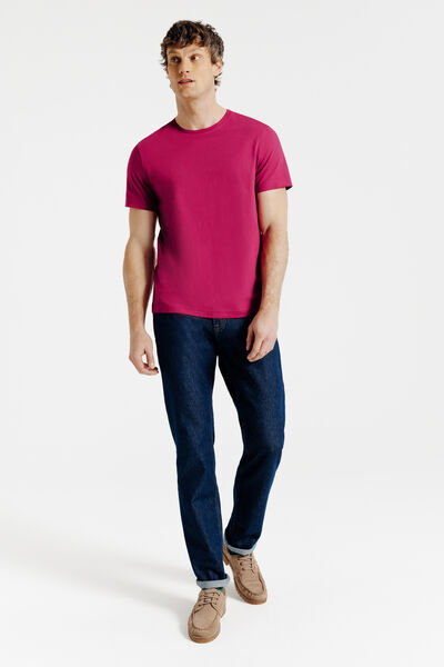 Basic T-shirt met ronde hals