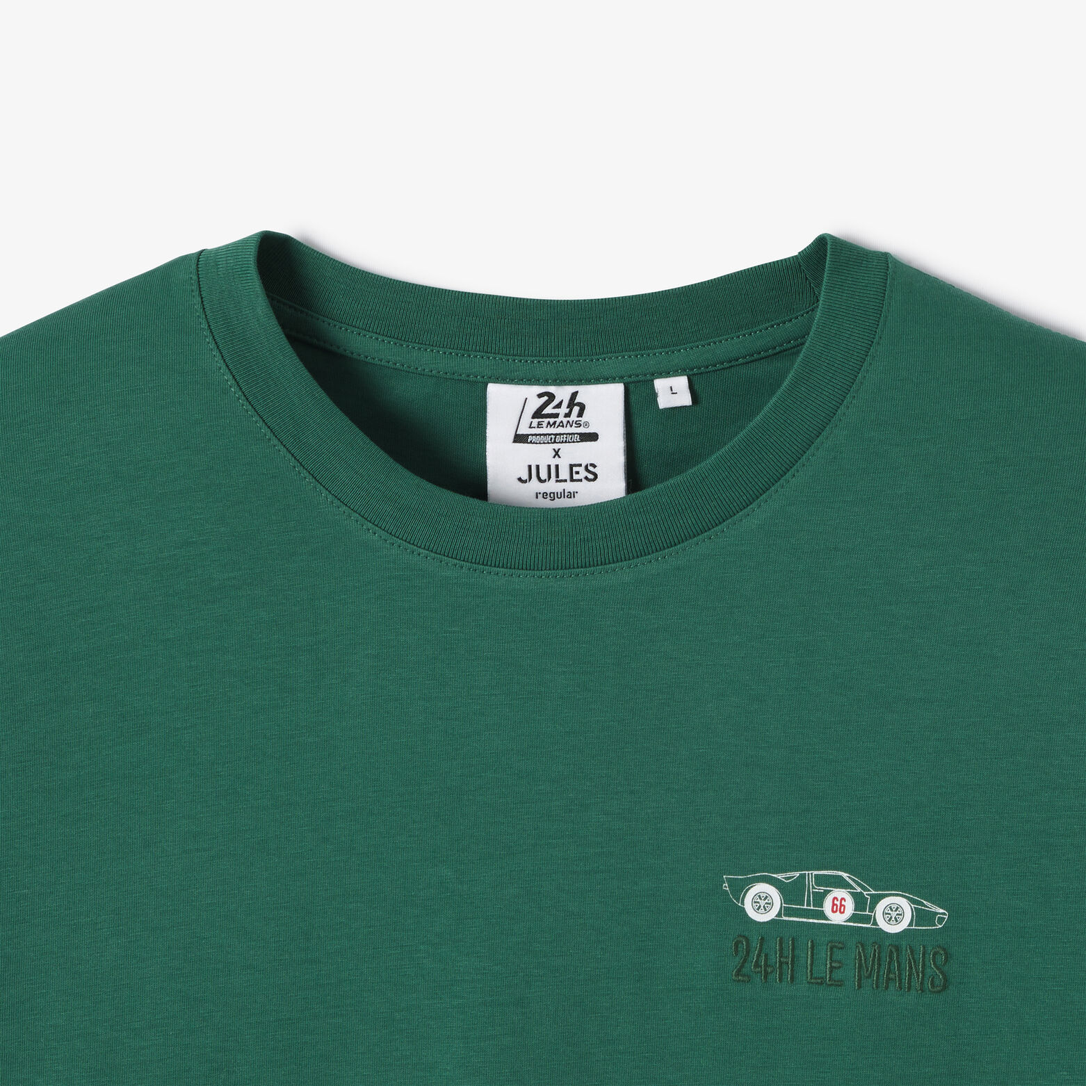 Tee shirt imprim&eacute; et brod&eacute; licence 24H le Mans