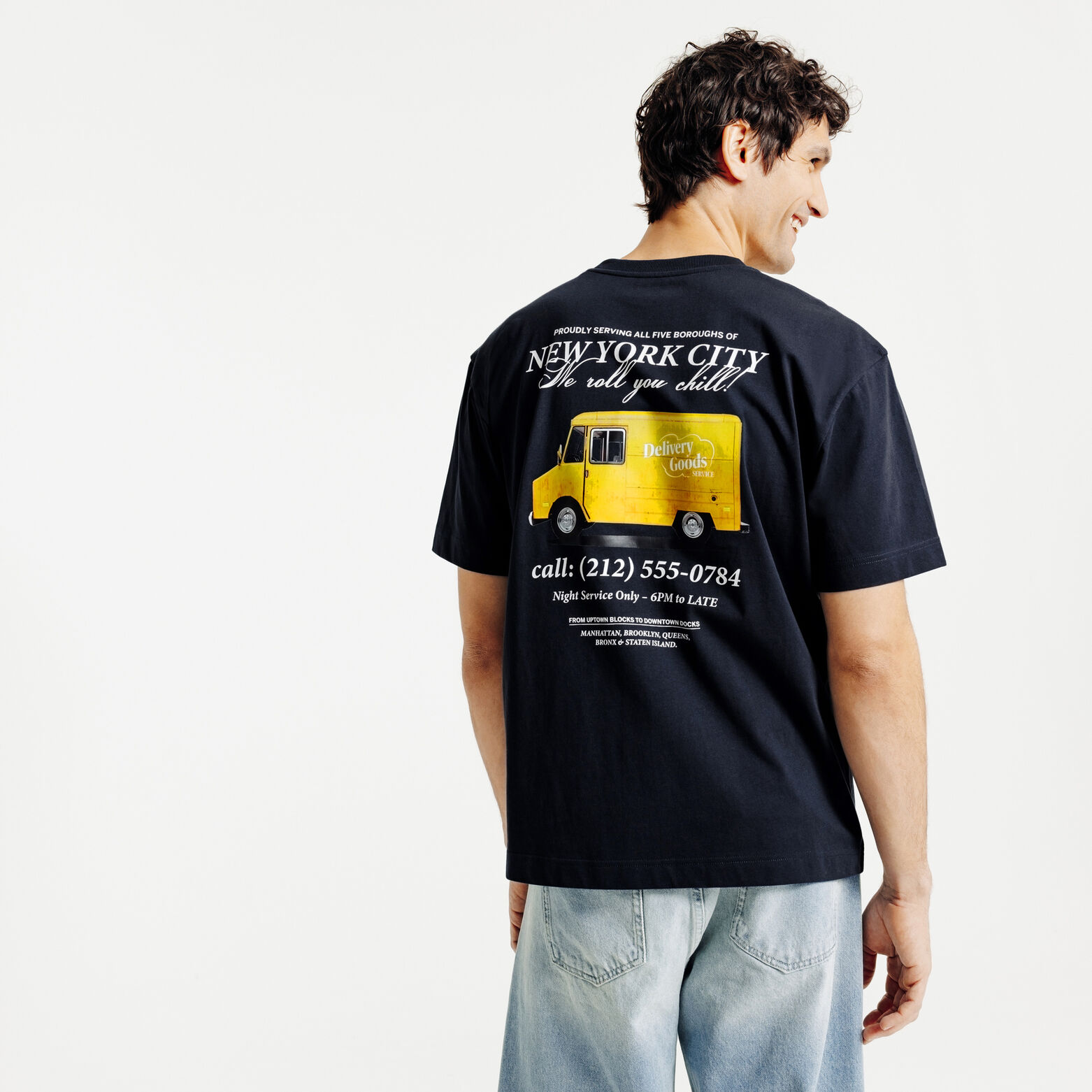 Tee shirt imprim&eacute; devant dos NYC