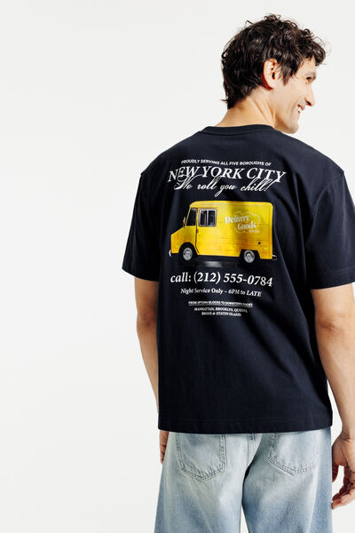 Tee shirt imprim&eacute; devant dos NYC