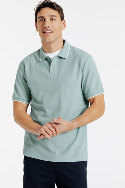 "Le Parfait by Jules" effen polo korte mouwen 