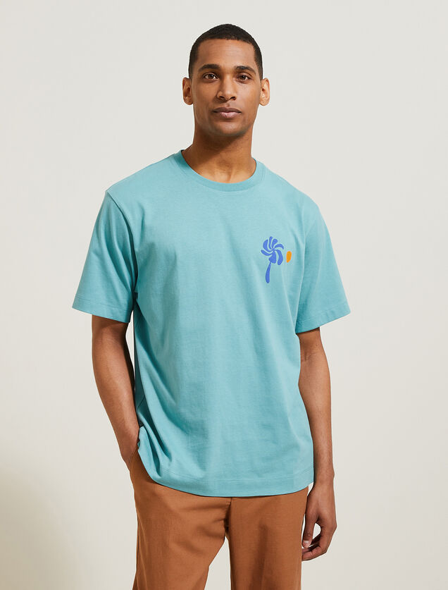 Tee shirt col rond imprim&eacute;