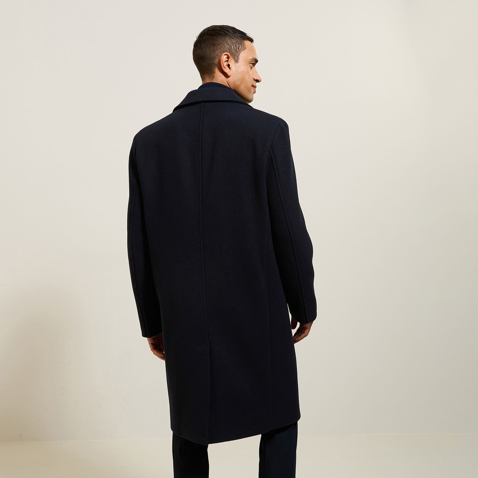 Manteau long hiver en lainage