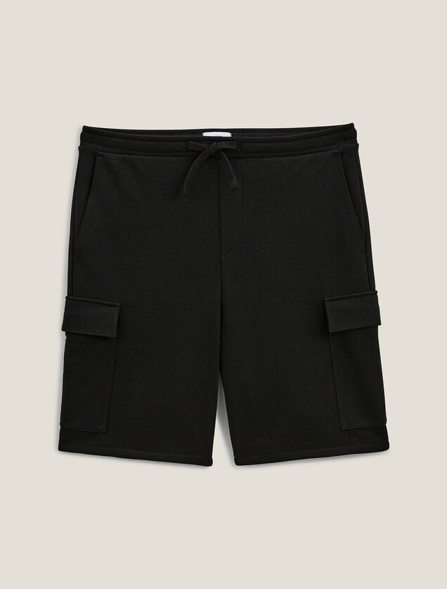 Short en molleton style cargo