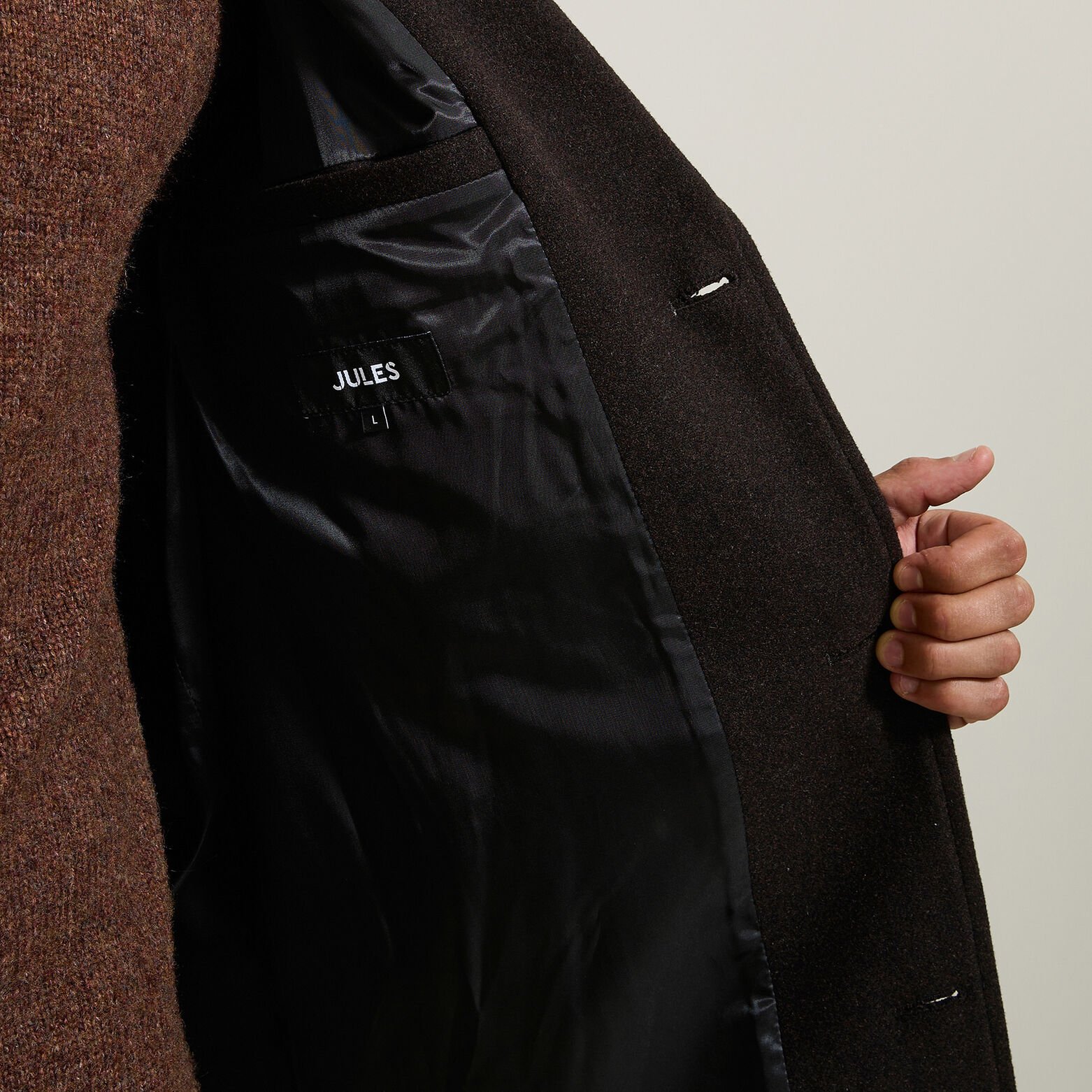 Manteau long hiver en lainage