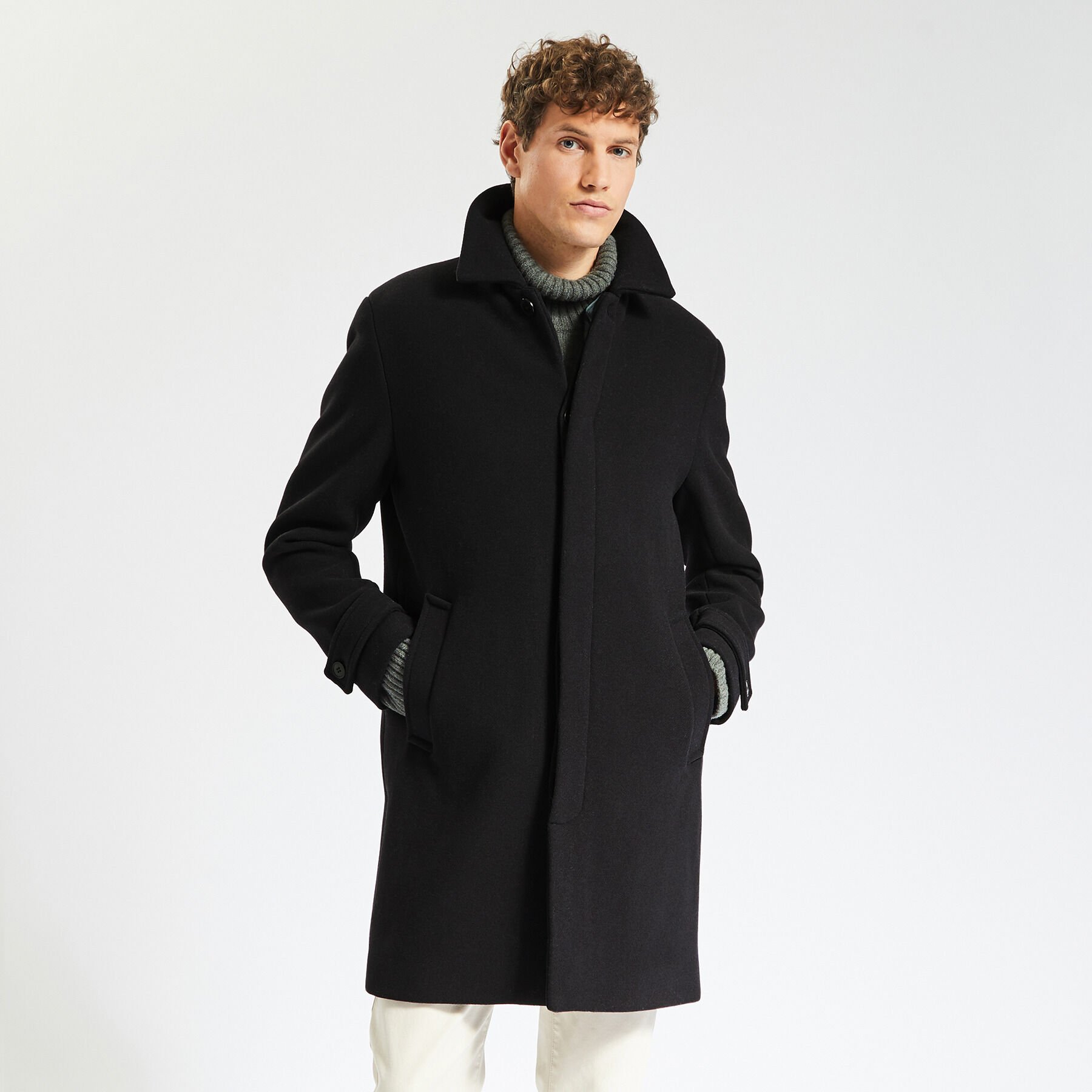 Vente privée manteau sale homme