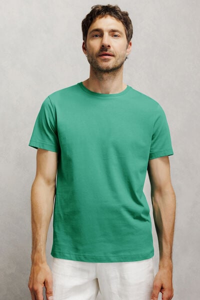 Tee shirt col rond coton majoritaire