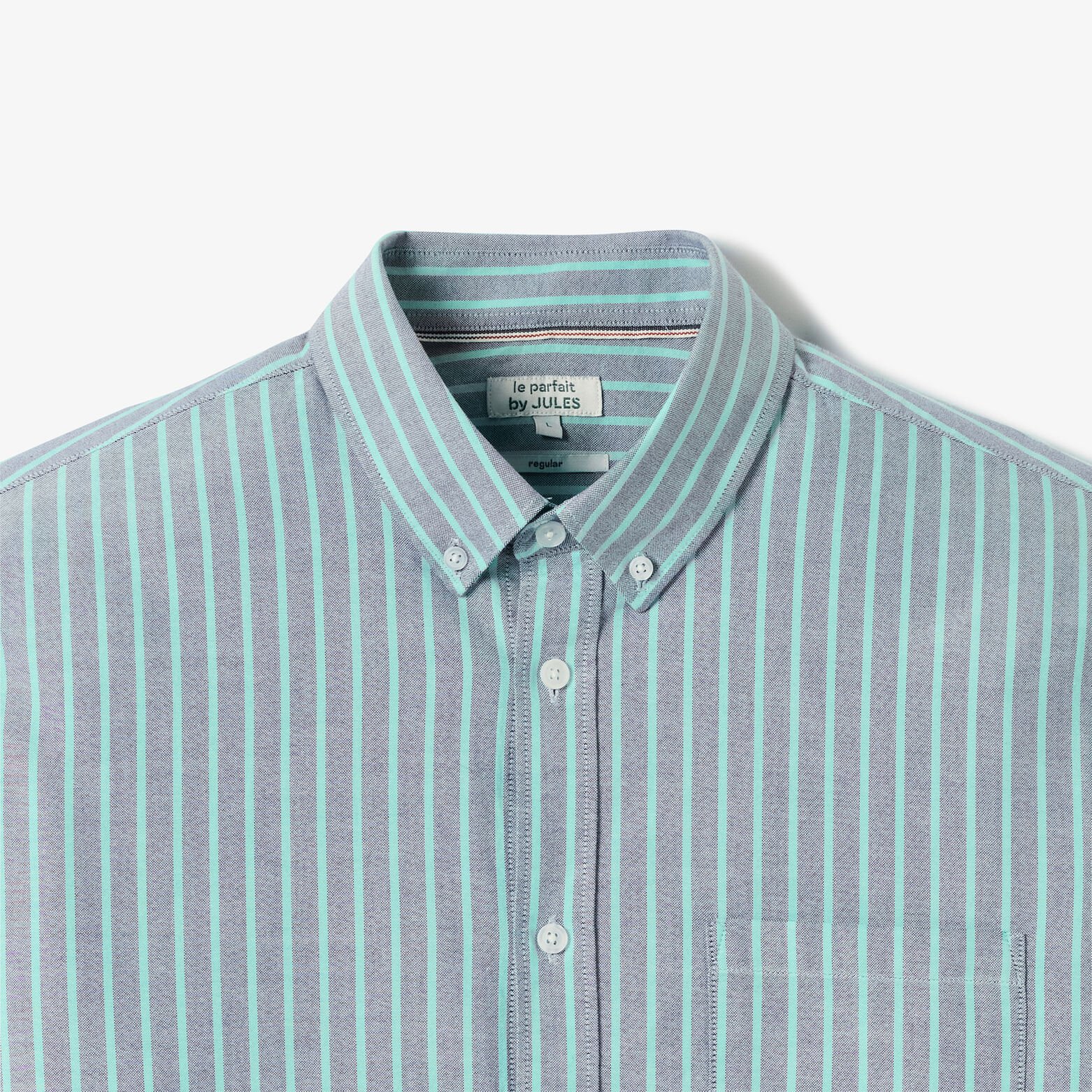 Chemise oxford ray&eacute;e "le parfait by JULES"