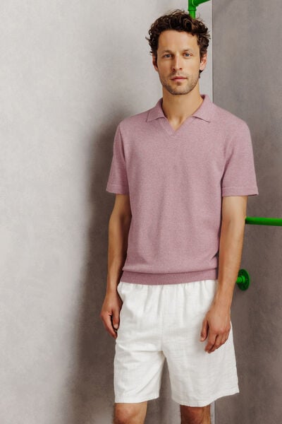 Polo met resortkraag