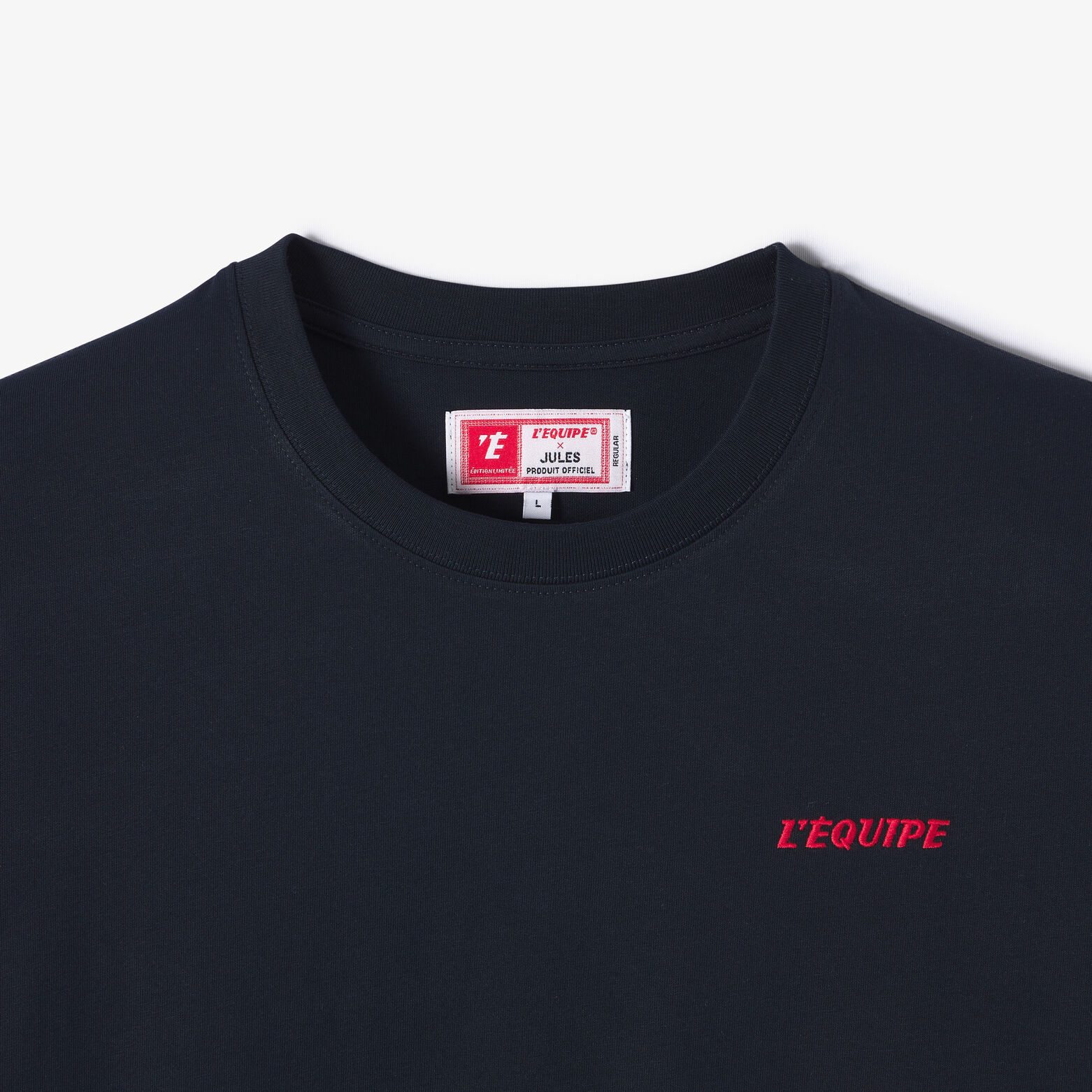 Tee shirt imprim&eacute; dos licence L'&Eacute;quipe