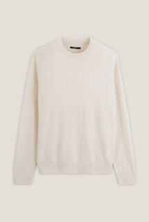 Pull col rond m&eacute;lange m&eacute;rinos cachemire