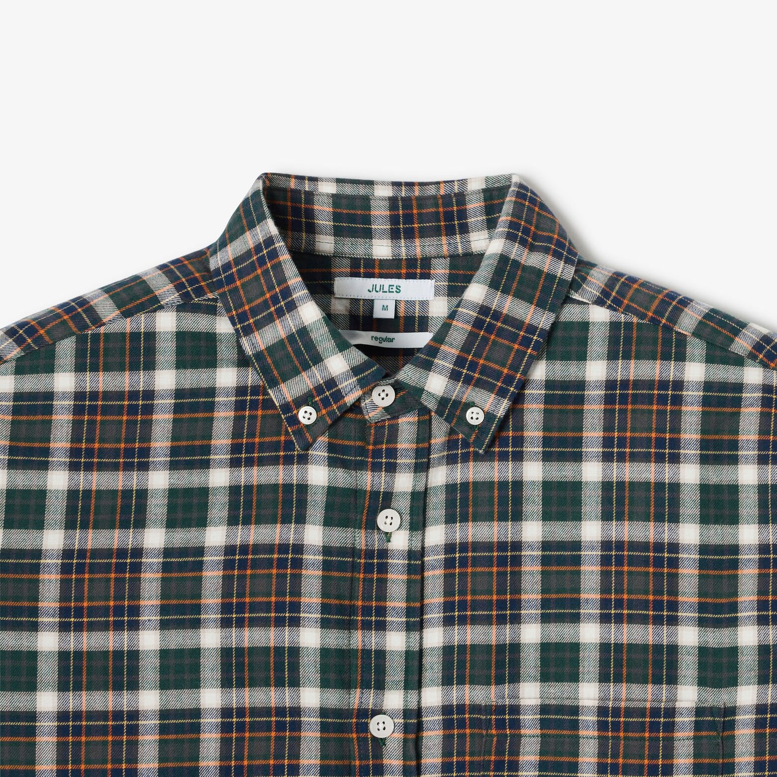 Geruit hemd in flanel