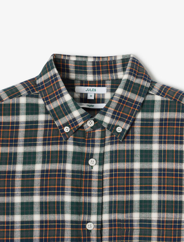 Geruit hemd in flanel