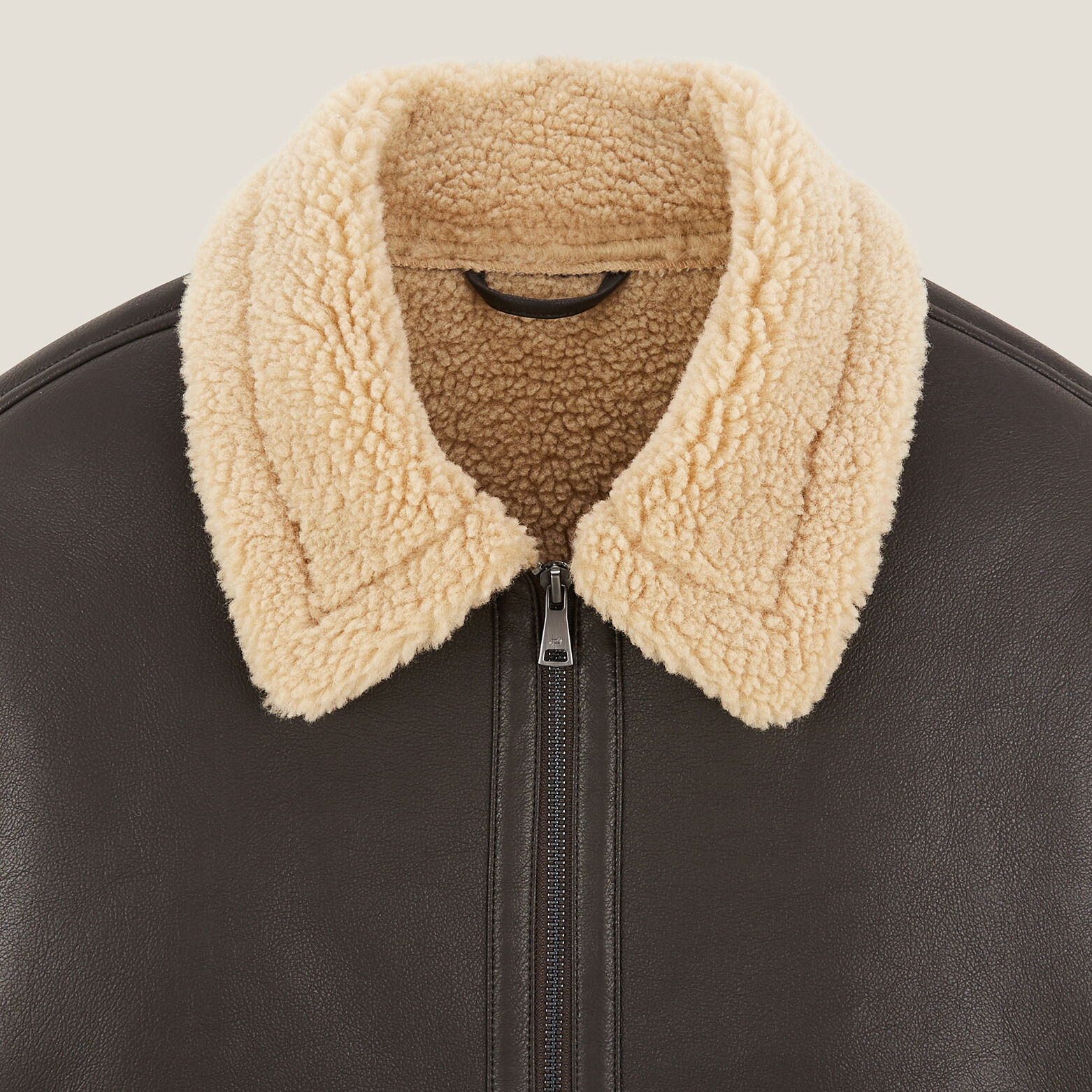 Blouson bombardier en sherpa